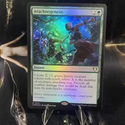 Magic the Gathering - Arachnogenesis - Foil - Commander Masters - NM - English - Image 1