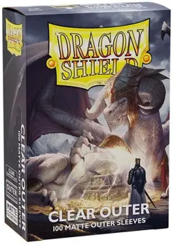 Dragon Shield | Matte Clear Outer Sleeves | 100 CT - Smooth & Tough Premium TCG - Image 2