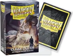 Dragon Shield | Matte Clear Outer Sleeves | 100 CT - Smooth & Tough Premium TCG - Image 3