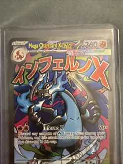 Pokemon Phantasmal Flames MEGA CHARIZARD X EX #23 Black Star Promo From UPC - Image 4
