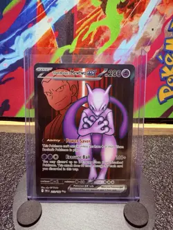 Pokemon Team Rocket's Mewtwo EX 213/182 Sv10: Destined Rivals Ultra Rare Holo - Image 1