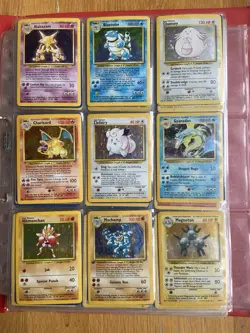 Near-complete Pokemon Base Set 100/102 1999 charizard blastoise wotc tcg - Image 3