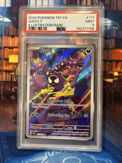Gastly 177/162 SV05: Temporal Forces Holo PSA 9 RegradeUU Pokemon - Image 1