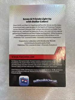 SEALED Pokemon TCG Scarlet & Violet Prismatic Evolutions Booster Bundle 6 Packs - Image 4