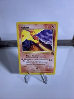 1999 Pokemon Moltres Black Star Promo #21 WOTC Legendary Bird - Image 1