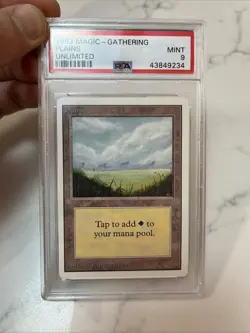 Mtg Unlimited Plains PSA Graded MINT 9 - Image 5