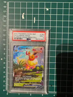 PSA 9 POKEMON FLAREON V and VMAX SWSH179 and SWSH180 SEQUENTIAL Set - Image 2