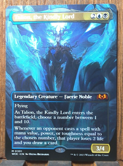 MTG✨ Talion, the Kindly Lord (Borderless) Wilds of Eldraine NEAR MINT.. - Image 1