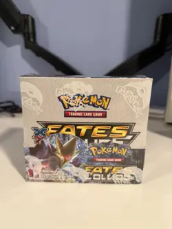 Pokemon 2016 XY Fates Collide Booster Box Sealed w/ Acrylic Case - Image 2