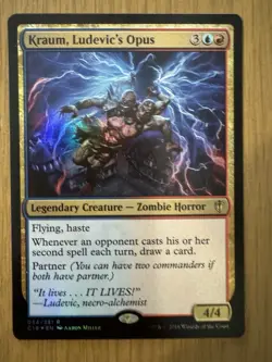 MTG Kraum, Ludevic's Opus Foil Commander 2016 NM - Image 1