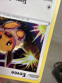 Pokemon TCG ~ Eevee Black Star Promo SWSH118 HD Galaxy Swirl MEW TAIL 🌀 - Image 4
