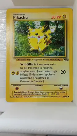 Pikachu Jungle 60/64 Italian 1999 Regular Pokemon TCG - Image 1