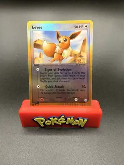 Pokemon TCG EX Sandstorm Reverse Holo Eevee 63/100 MP - Image 1
