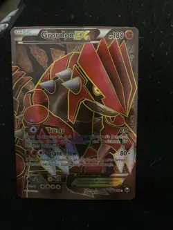 Pokemon Groudon EX Full Art 106/108 Dark Explorers Ultra Rare Holo Near Mint - Image 1