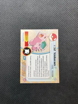 Carte Pokemon Nidoran #32 TOPPS Serie 1 Francais Ultra Rare FR - Image 2