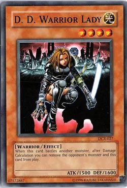 D.D. Warrior Lady Super Rare Dark Crisis DCR-027 LP - Image 1