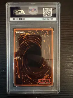 2002 Yugioh PSA 9 Dark Magician BPT-001 - Image 2