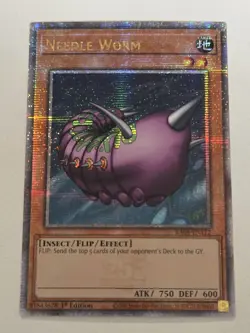 Needle Worm RA04-EN112 Quarter Century Secret Rare Yugioh 1st Edition NM - Image 2