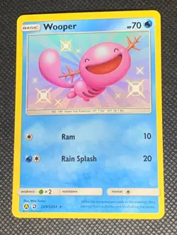 Wooper SV9/SV94 - Hidden Fates Pokemon Card - NM - Image 1