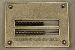 MTG THE DUELIST Life Counter for Magic The Gathering Metal Plate Black Abacus - Image 2