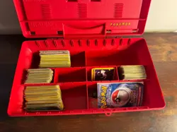 VINTAGE Assorted Pokemon Cards with Carrying Case - Jungle, Base Set, Fossil + - Image 1