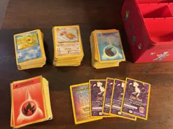 VINTAGE Assorted Pokemon Cards with Carrying Case - Jungle, Base Set, Fossil + - Image 2