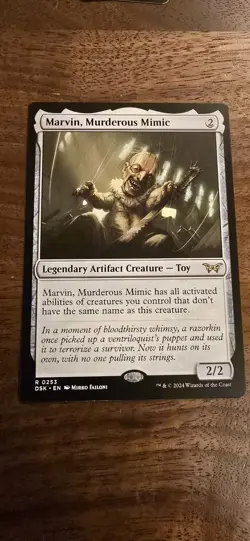 Marvin, Murderous Mimic Duskmourn: House of Horror Regular - Image 1