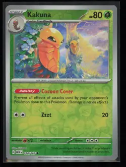 Kakuna 014/165 Pokemon 151 Common Near Mint Reverse Holo Card - Image 1