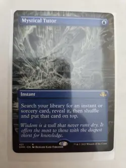 mtg, Mystical Tutor (Borderless) Dominaria Remastered Regular NM - Image 1