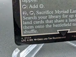 Myriad Landscape (Borderless) Commander: the Lord of the Rings: Tales of... - Image 2