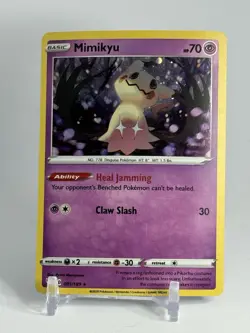 Mimikyu - 081/189 - Cosmos Holo Pokemon Sword & Shield - Image 1