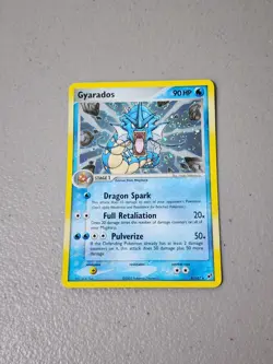 Pokemon Gyarados TCG Holo Rare 8/107 Deoxys 2005 Card - NM (Holo Bleed Error) - Image 1