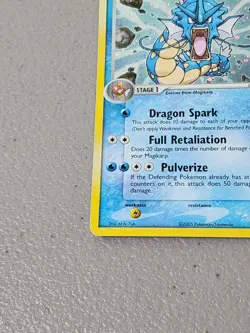 Pokemon Gyarados TCG Holo Rare 8/107 Deoxys 2005 Card - NM (Holo Bleed Error) - Image 4