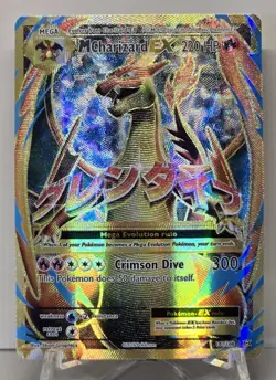 2016 Mega M Charizard EX XY Evolutions 101/108 Holo Full Art Pokemon TCG NM/M - Image 1
