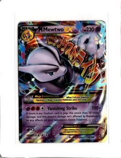 Pokemon TCG M Mewtwo EX Ultra Rare XY - BREAKthrough 63/162 - Image 1
