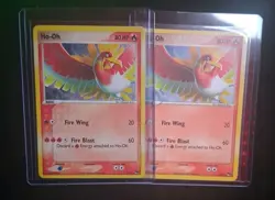 Ho‑Oh 1/17 POP Series 5 Holo + Non Holo NM Bundle 2007 Pokemon Promo - Image 1