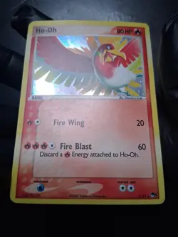 Ho‑Oh 1/17 POP Series 5 Holo + Non Holo NM Bundle 2007 Pokemon Promo - Image 2