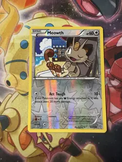 Pokemon Reverse Holo Meowth XY - Ancient Origins 61/98 - Image 1