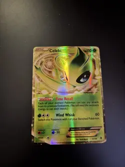 Pokemon Celebi EX Ultra Rare Holo 9/149 Boundaries Crossed 110 HP - Image 1