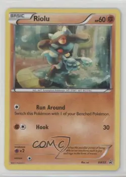 Riolu Pokemon Black & White Black Star Promo #BW33 - Image 1