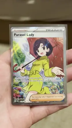 Parasol Lady 238/182 Paradox Rift expansion set Full Art Pokemon - Image 2