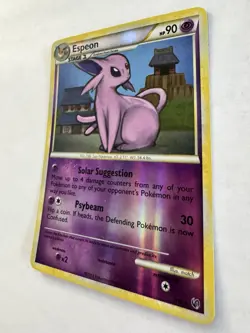 Pokemon Espeon 2/90 HGSS Undaunted Reverse Holo - 2010 LP/MP - Image 4