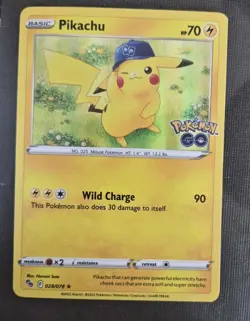 Pikachu - 028/078 Pokemon GO Holo Rare Pokemon - NM/MINT - Image 1