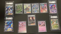 Pokemon Destined Rivals & Phantasmal Flames Team Rocket CGC Holo Lot - Image 2