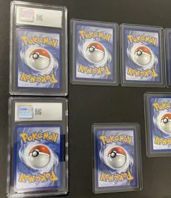 Pokemon Destined Rivals & Phantasmal Flames Team Rocket CGC Holo Lot - Image 4