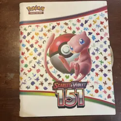 Pokemon Scarlet & Violet 151 - Mew Binder Collection - Partly 1/4 Full - Image 1