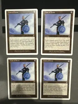 Coat Of Arms X4 Mtg Lot 7th Edition Light Play - Image 1