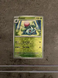 Ivysaur #002/165 (SV: Scarlet & Violet 151) - Pokemon TCG - Reverse Holo - M/NM - Image 1