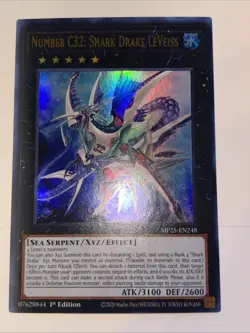 Yugioh! Number C32: Shark Drake LeVeiss - MP25-EN248 - Ultra Rare - 1st Edition - Image 1