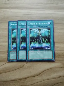 Yu-Gi-Oh! - Spring Of Rebirth 3X - Full Playset - Image 1